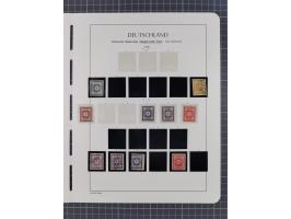 1945/49, meist postfrische Sammlung, dabei viele komplette Ausgaben, u.a. Mi.-Nr. 95AXatUs (2), Bl. 1x Bogenecke, Bl. 3-5, Bl