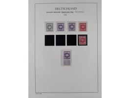 1945/49, meist postfrische Sammlung, dabei viele komplette Ausgaben, u.a. Mi.-Nr. 95AXatUs (2), Bl. 1x Bogenecke, Bl. 3-5, Bl