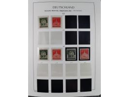 1945/49, meist postfrische Sammlung, dabei viele komplette Ausgaben, u.a. Mi.-Nr. 95AXatUs (2), Bl. 1x Bogenecke, Bl. 3-5, Bl