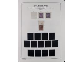 1945/49, meist postfrische Sammlung, dabei viele komplette Ausgaben, u.a. Mi.-Nr. 95AXatUs (2), Bl. 1x Bogenecke, Bl. 3-5, Bl