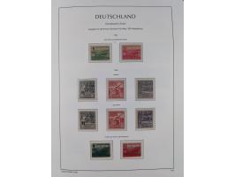 1945/49, meist postfrische Sammlung, dabei viele komplette Ausgaben, u.a. Mi.-Nr. 95AXatUs (2), Bl. 1x Bogenecke, Bl. 3-5, Bl