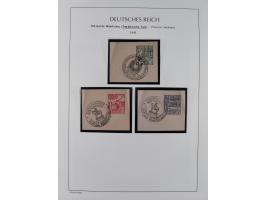 1945/49, meist postfrische Sammlung, dabei viele komplette Ausgaben, u.a. Mi.-Nr. 95AXatUs (2), Bl. 1x Bogenecke, Bl. 3-5, Bl