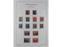 1945/49, meist postfrische Sammlung, dabei viele komplette Ausgaben, u.a. Mi.-Nr. 95AXatUs (2), Bl. 1x Bogenecke, Bl. 3-5, Bl