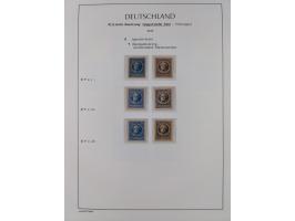 1945/49, meist postfrische Sammlung, dabei viele komplette Ausgaben, u.a. Mi.-Nr. 95AXatUs (2), Bl. 1x Bogenecke, Bl. 3-5, Bl