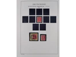 1945/49, meist postfrische Sammlung, dabei viele komplette Ausgaben, u.a. Mi.-Nr. 95AXatUs (2), Bl. 1x Bogenecke, Bl. 3-5, Bl