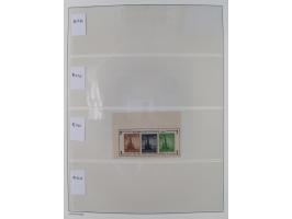 1945/49, meist postfrische Sammlung, dabei viele komplette Ausgaben, u.a. Mi.-Nr. 95AXatUs (2), Bl. 1x Bogenecke, Bl. 3-5, Bl