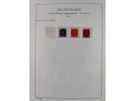 1945/49, meist postfrische Sammlung, dabei viele komplette Ausgaben, u.a. Mi.-Nr. 95AXatUs (2), Bl. 1x Bogenecke, Bl. 3-5, Bl