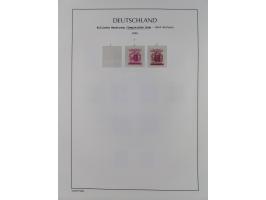 1945/49, meist postfrische Sammlung, dabei viele komplette Ausgaben, u.a. Mi.-Nr. 95AXatUs (2), Bl. 1x Bogenecke, Bl. 3-5, Bl