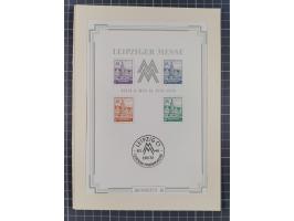 1945/49, meist postfrische Sammlung, dabei viele komplette Ausgaben, u.a. Mi.-Nr. 95AXatUs (2), Bl. 1x Bogenecke, Bl. 3-5, Bl