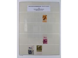 1945/49, meist postfrische Sammlung, dabei viele komplette Ausgaben, u.a. Mi.-Nr. 95AXatUs (2), Bl. 1x Bogenecke, Bl. 3-5, Bl