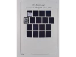 1945/49, meist postfrische Sammlung, dabei viele komplette Ausgaben, u.a. Mi.-Nr. 95AXatUs (2), Bl. 1x Bogenecke, Bl. 3-5, Bl