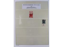 1945/49, meist postfrische Sammlung, dabei viele komplette Ausgaben, u.a. Mi.-Nr. 95AXatUs (2), Bl. 1x Bogenecke, Bl. 3-5, Bl