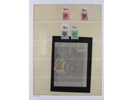 1945/49, meist postfrische Sammlung, dabei viele komplette Ausgaben, u.a. Mi.-Nr. 95AXatUs (2), Bl. 1x Bogenecke, Bl. 3-5, Bl