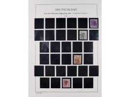 1945/49, meist postfrische Sammlung, dabei viele komplette Ausgaben, u.a. Mi.-Nr. 95AXatUs (2), Bl. 1x Bogenecke, Bl. 3-5, Bl