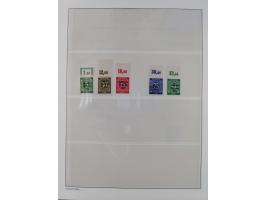 1945/49, meist postfrische Sammlung, dabei viele komplette Ausgaben, u.a. Mi.-Nr. 95AXatUs (2), Bl. 1x Bogenecke, Bl. 3-5, Bl