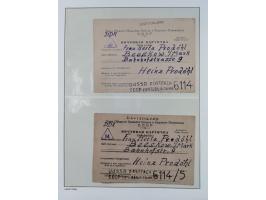 1945/49, meist postfrische Sammlung, dabei viele komplette Ausgaben, u.a. Mi.-Nr. 95AXatUs (2), Bl. 1x Bogenecke, Bl. 3-5, Bl