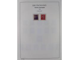 1945/46, postfrische Sammlung mit vielen kompletten Ausgaben und Blocks, dabei Finsterwalde, Großräschen, Glauchau, Meißen, O