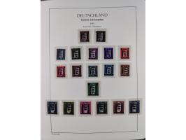 1945/46, postfrische Sammlung mit vielen kompletten Ausgaben und Blocks, dabei Finsterwalde, Großräschen, Glauchau, Meißen, O