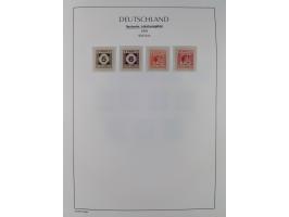 1945/46, postfrische Sammlung mit vielen kompletten Ausgaben und Blocks, dabei Finsterwalde, Großräschen, Glauchau, Meißen, O