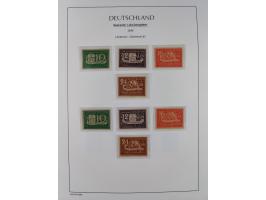 1945/46, postfrische Sammlung mit vielen kompletten Ausgaben und Blocks, dabei Finsterwalde, Großräschen, Glauchau, Meißen, O