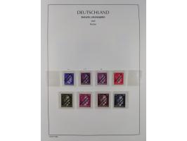 1945/46, postfrische Sammlung mit vielen kompletten Ausgaben und Blocks, dabei Finsterwalde, Großräschen, Glauchau, Meißen, O