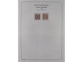 1945/46, postfrische Sammlung mit vielen kompletten Ausgaben und Blocks, dabei Finsterwalde, Großräschen, Glauchau, Meißen, O