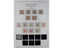 1945/46, postfrische Sammlung mit vielen kompletten Ausgaben und Blocks, dabei Finsterwalde, Großräschen, Glauchau, Meißen, O