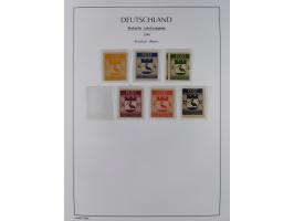 1945/46, postfrische Sammlung mit vielen kompletten Ausgaben und Blocks, dabei Finsterwalde, Großräschen, Glauchau, Meißen, O