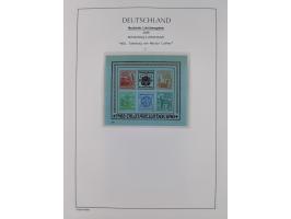 1945/46, postfrische Sammlung mit vielen kompletten Ausgaben und Blocks, dabei Finsterwalde, Großräschen, Glauchau, Meißen, O