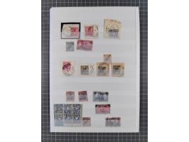 1887/1917 (ca.), gestempelte Sammlung mit einigen Briefen, inkl. Vorläufern, Einheiten und weiteren Besonderheiten, teils sch