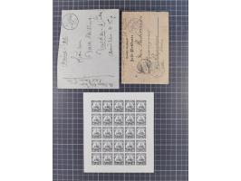 1887/1917 (ca.), gestempelte Sammlung mit einigen Briefen, inkl. Vorläufern, Einheiten und weiteren Besonderheiten, teils sch