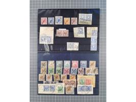 1887/1917 (ca.), gestempelte Sammlung mit einigen Briefen, inkl. Vorläufern, Einheiten und weiteren Besonderheiten, teils sch