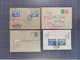 1834/2000 (ca.), Sammlung mit hunderten von Briefen und Karten ab Vorphila mit vielen besseren Einzel- und Mehrfachfrankature