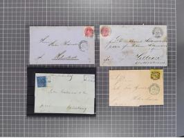 1834/2000 (ca.), Sammlung mit hunderten von Briefen und Karten ab Vorphila mit vielen besseren Einzel- und Mehrfachfrankature