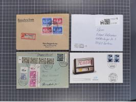 1834/2000 (ca.), Sammlung mit hunderten von Briefen und Karten ab Vorphila mit vielen besseren Einzel- und Mehrfachfrankature