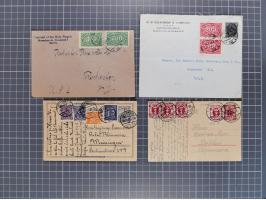 1834/2000 (ca.), Sammlung mit hunderten von Briefen und Karten ab Vorphila mit vielen besseren Einzel- und Mehrfachfrankature