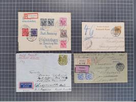 1834/2000 (ca.), Sammlung mit hunderten von Briefen und Karten ab Vorphila mit vielen besseren Einzel- und Mehrfachfrankature