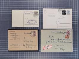 1834/2000 (ca.), Sammlung mit hunderten von Briefen und Karten ab Vorphila mit vielen besseren Einzel- und Mehrfachfrankature