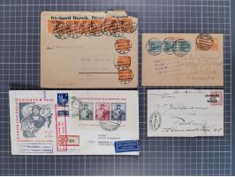 1834/2000 (ca.), Sammlung mit hunderten von Briefen und Karten ab Vorphila mit vielen besseren Einzel- und Mehrfachfrankature