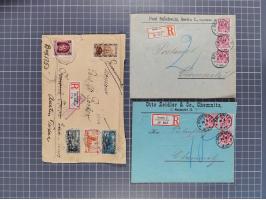 1834/2000 (ca.), Sammlung mit hunderten von Briefen und Karten ab Vorphila mit vielen besseren Einzel- und Mehrfachfrankature