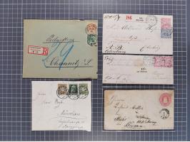 1834/2000 (ca.), Sammlung mit hunderten von Briefen und Karten ab Vorphila mit vielen besseren Einzel- und Mehrfachfrankature