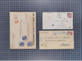 1834/2000 (ca.), Sammlung mit hunderten von Briefen und Karten ab Vorphila mit vielen besseren Einzel- und Mehrfachfrankature