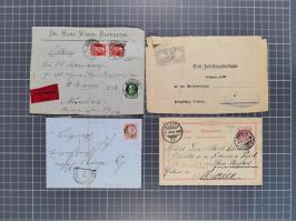 1834/2000 (ca.), Sammlung mit hunderten von Briefen und Karten ab Vorphila mit vielen besseren Einzel- und Mehrfachfrankature