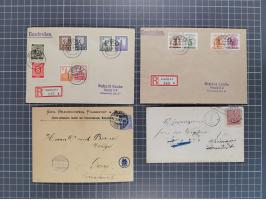 1834/2000 (ca.), Sammlung mit hunderten von Briefen und Karten ab Vorphila mit vielen besseren Einzel- und Mehrfachfrankature