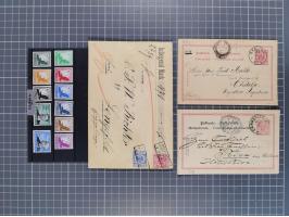 1834/2000 (ca.), Sammlung mit hunderten von Briefen und Karten ab Vorphila mit vielen besseren Einzel- und Mehrfachfrankature