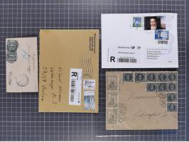 1834/2000 (ca.), Sammlung mit hunderten von Briefen und Karten ab Vorphila mit vielen besseren Einzel- und Mehrfachfrankature