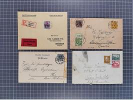 1834/2000 (ca.), Sammlung mit hunderten von Briefen und Karten ab Vorphila mit vielen besseren Einzel- und Mehrfachfrankature