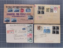 1834/2000 (ca.), Sammlung mit hunderten von Briefen und Karten ab Vorphila mit vielen besseren Einzel- und Mehrfachfrankature