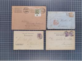 1834/2000 (ca.), Sammlung mit hunderten von Briefen und Karten ab Vorphila mit vielen besseren Einzel- und Mehrfachfrankature