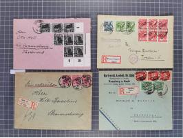 1834/2000 (ca.), Sammlung mit hunderten von Briefen und Karten ab Vorphila mit vielen besseren Einzel- und Mehrfachfrankature